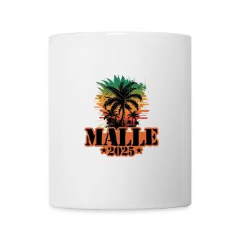 Malle 2025 Palmiers - Mug blanc - blanc - Devant