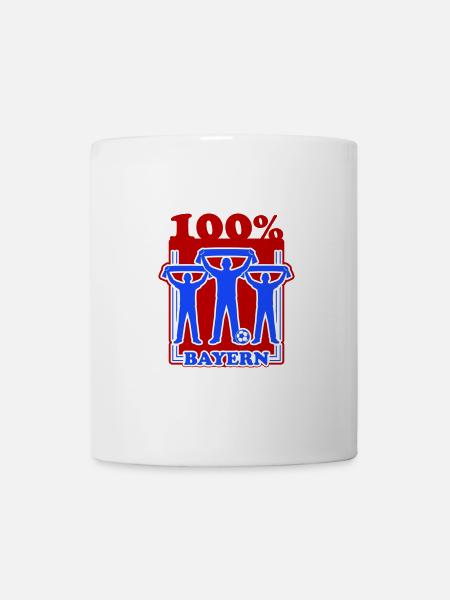 Bayern Fussball - Tasse - Weiß