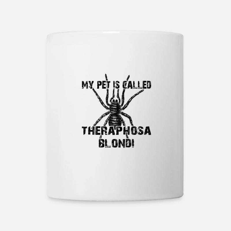 My pet's name is Theraphosa Blondi - Mug - white