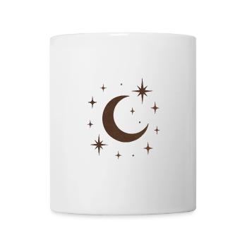 "Himmlischer Mond" - Tasse - Weiß - Vorne