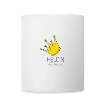 Heldin - Tasse - Weiß - Vorne