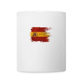 Spain Flag Vintage Spanish Flag Used Look - Mug - white - Front