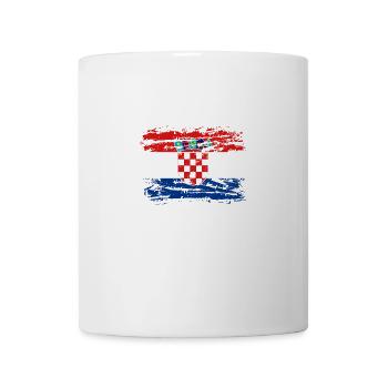 Croatia Flag Adriatic Zagreb Croatian Flag - Mug - white - Front