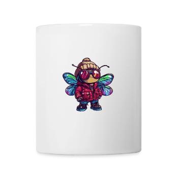 Libellule Hiver - Mug blanc - blanc - Devant
