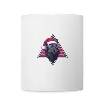 Pferd Weihnachten Cool - Tasse - Weiß - Vorne