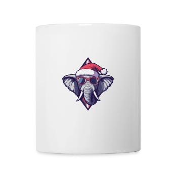 Elephant Christmas Cool - Mug - white - Front
