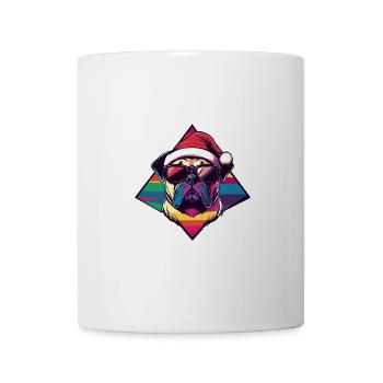 Bulldog Dog Christmas Cool - Mug - white - Front