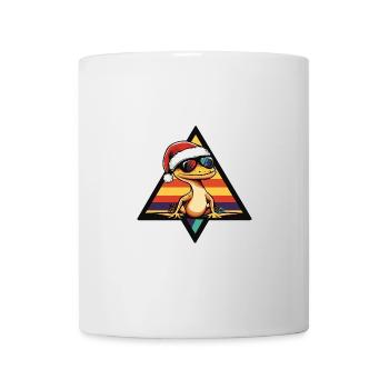 Lizard Gecko Christmas Cool - Mug - white - Front