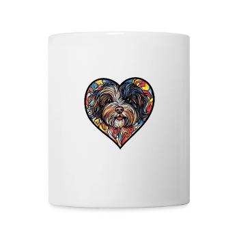Havanese Hund Herz Love - Tasse - Weiß - Vorne