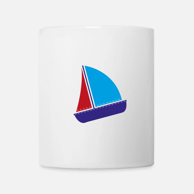 Segelboot - Tasse - Weiß