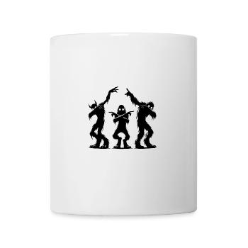 Creepy Dancing Dabbing Zombie Monster - Mug - white - Front