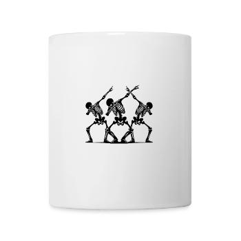 Dabbing Halloween Skeletons Group Party - Mug - white - Front