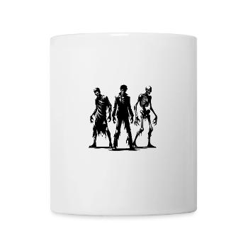 Halloween Zombie Creepy Bones Groupe - Mug blanc - blanc - Devant