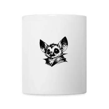 Creepy Cute Bat Baby Pencil Sketch - Mug - white - Front