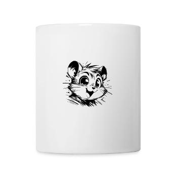 Kids Hamster Funny Baby Drawing - Mug - white - Front