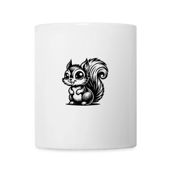 Petit écureuil rieur enfants dessin - Mug blanc - blanc - Devant