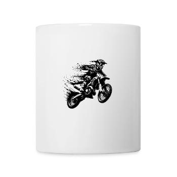 Machine tout-terrain sport automobile hobby style de tatouage - Mug blanc - blanc - Devant