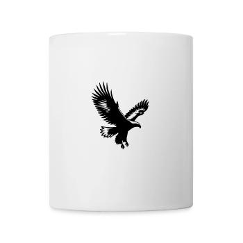 Steinadler segelt auf breiten Schwingen - Tasse - Weiß - Vorne