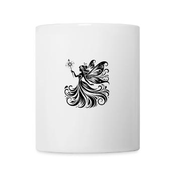 Fée mystique aux ailes détaillées - Mug blanc - blanc - Devant