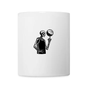 Halloween Skeleton Costume Basketball Style - Mug - white - Front