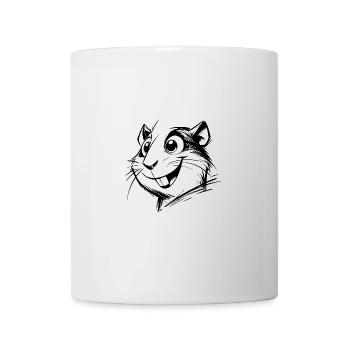 Cute Kids Guinea Pig Portrait - Mug - white - Front