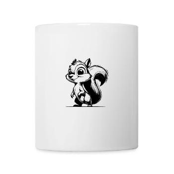 Grinsendes kleines Baby Eichhörnchen - Tasse - Weiß - Vorne
