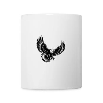 Majestätischer Raubvogel mit gespreizten Krallen - Tasse - Weiß - Vorne