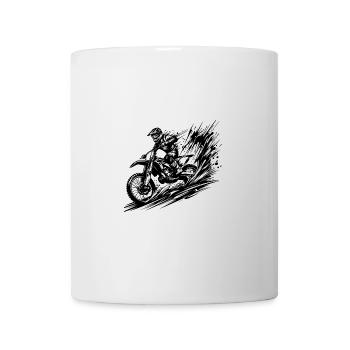 Hot Dirty Off-Road Machine Hobby Motorsport - Mug - white - Front