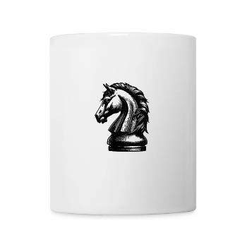 Knight Chess Set Vintage Chess Figure Horse - Mug - white - Front