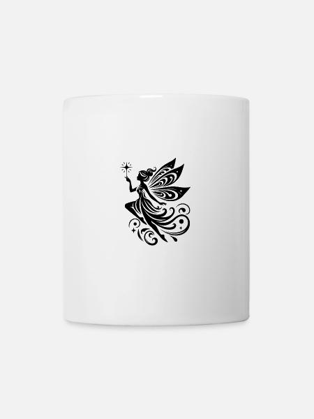 Bezaubernde Fee mit magischen Zauberstab - Tasse - Weiß