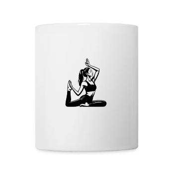 Harmonie pour le corps et l’ Yoga Relaxation - Mug blanc - blanc - Devant