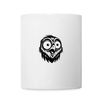 Surprised Crazy Bird Kids Sketch - Mug - white - Front