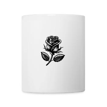 Fleurs de rose Motif de rose élégant - Mug blanc - blanc - Devant