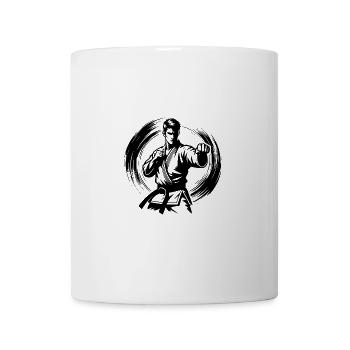 Asiatische Kampfkunst Selbstverteidigung Karate - Tasse - Weiß - Vorne