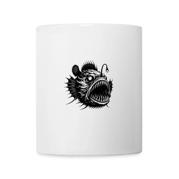 Mystischer Anglerfisch schauriger Tiefsee Jäger - Tasse - Weiß - Vorne