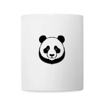 Süsser lächelnder Panda tierisches Lächeln - Tasse - Weiß - Vorne