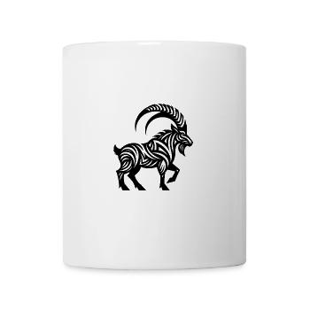 Wilder Steinbock Tattoo - Tasse - Weiß - Vorne