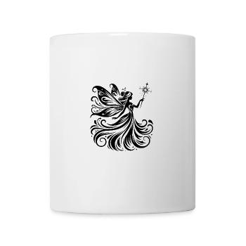 Fee im Märchenstil mit zauberhaftem Detailreichtum - Tasse - Weiß - Vorne