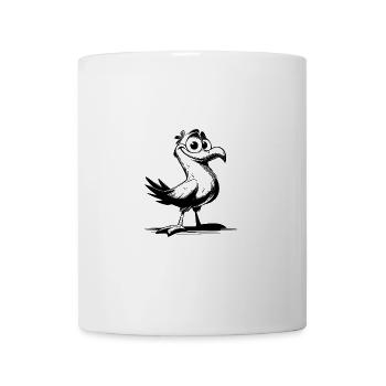 Patron Vogel, je ne vole pas, je me pavane - Mug blanc - blanc - Devant