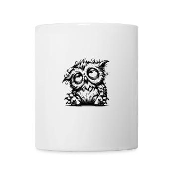 Eulen Augenringe? Meine natürlichen Accessoires - Tasse - Weiß - Vorne