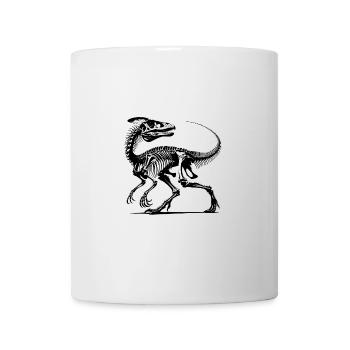 Raptor Dino - Ich bin nicht alt – ich bin Fossil - Tasse - Weiß - Vorne