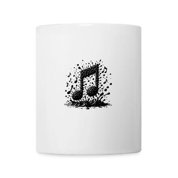 Festival Splash of Sound – Musik Noten mit Wumms - Tasse - Weiß - Vorne