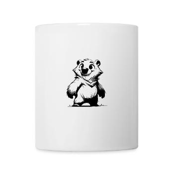 Freundlicher Bär mit frechem Grinsen - Tasse - Weiß - Vorne