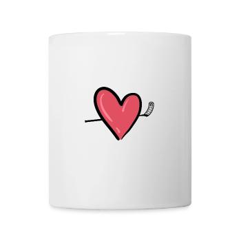 floorball-love floorballspieler unihoc - Tasse - Weiß - Vorne