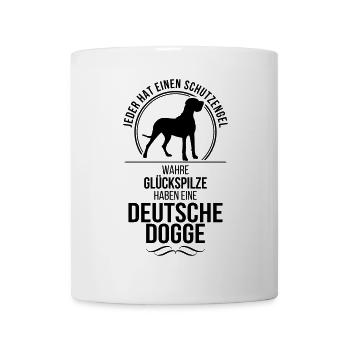 DEUTSCHE DOGGE Schutzengel Wilsigns - Tasse - Weiß - Vorne