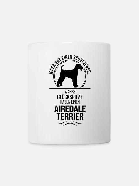 AIREDALE TERRIER Schutzengel Wilsigns - Tasse - Weiß