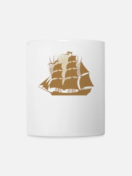 Vector background de - Tasse - Weiß