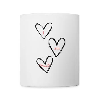 I am enough. I am enough - Mug - white - Front