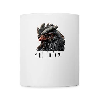 Poulet Papa Poulets Fête des pères Volaille Éleveur Coq - Mug blanc - blanc - Devant
