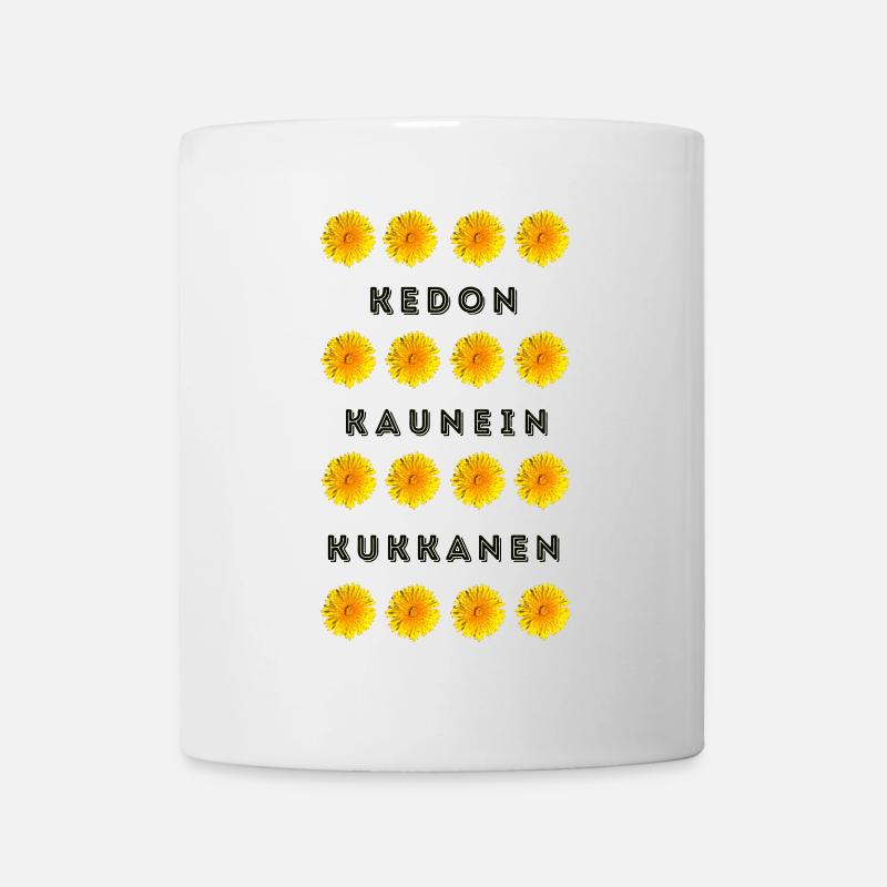 DIE SCHÖNSTE BLUME DES FELDES - Tasse - Weiß